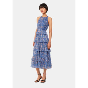 Whistles Tropical Leaves Paloma Dress